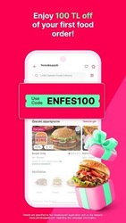 Yemeksepeti - Yemek & Market Скриншот 1