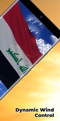Iraq Flag Live Wallpaper Screenshot 2