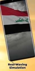 Iraq Flag Live Wallpaper Screenshot 4