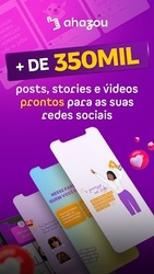 Ahazou: seus posts prontos Скриншот 1