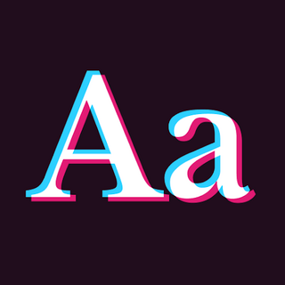 Fonts Aa - Keyboard Fonts Art Icon