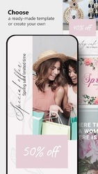 Posters: graphic design maker Screenshot 1